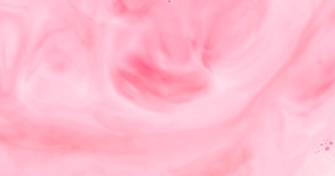 Red moving marble-shaped flow