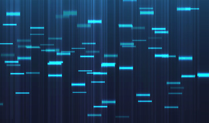 DNA genomic test, genome map. - obrazy, fototapety, plakaty