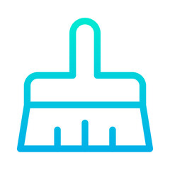 Outline Gradient tooth Brush icon