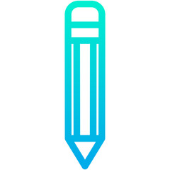 Outline Gradient Pencil icon