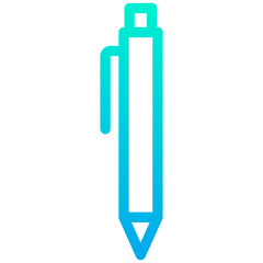 Outline Gradient Pen icon