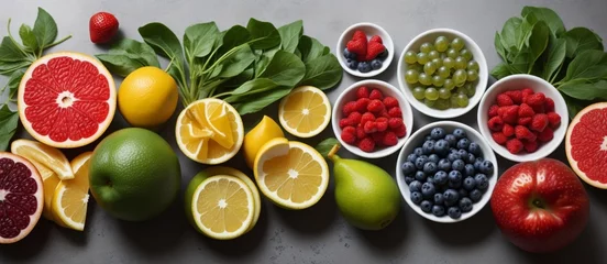 Zelfklevend Fotobehang fruit vegetable © majdy