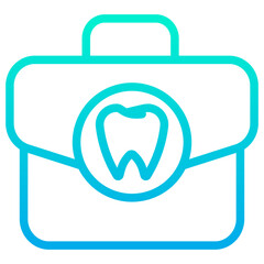 Outline Gradient Medical Kit icon