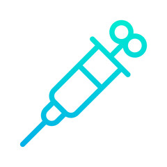 Outline Gradient syringe icon