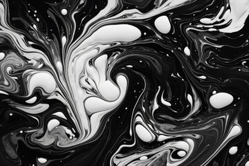 Decorative swirls morphing abstract fluid art. Colorful artistic texture