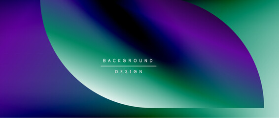 Bright color circle and round element minimal geometric abstract background for posters, covers, banners, brochures, websites