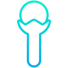 Outline Gradient Clove icon