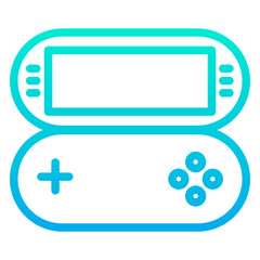 Outline Gradient Game icon
