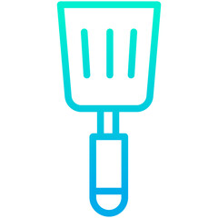 Outline Gradient Slotted Spatula icon