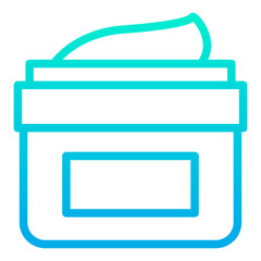 Outline Gradient Cream icon