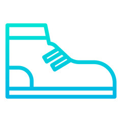 Outline Gradient Shoe icon