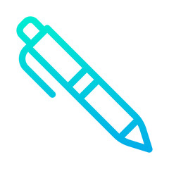 Outline Gradient Pen icon
