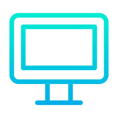 Outline Gradient Screen icon