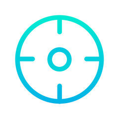 Outline Gradient Target icon