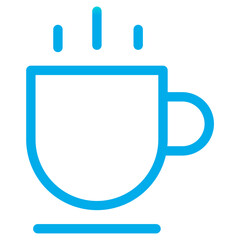 Outline Gradient Tea Cup icon