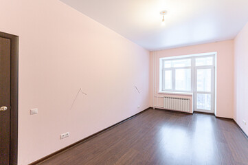 interior apartment empty room renovated