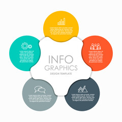 Infographic design template with place for your data. Vector illustration.