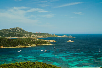 La costa tra Nora e Capo Spartivento. Provincia di Cagliari. Sardegna