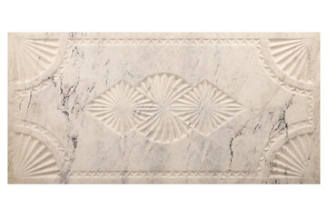 Marble look wall detail with special pattern. styrofoam with artificial marble pattern. beautiful...