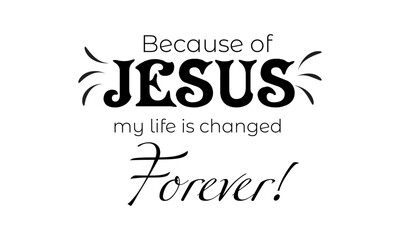 Christian Faith. Typography for print or use as poster, card, flyer or T Shirt