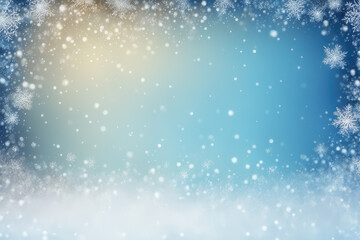 Fototapeta premium christmas background with snowflakes 