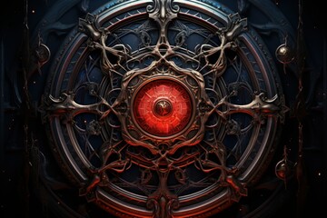 Cursed amulets of forgotten sorcery, imbued with ancient spells and curses - Generative AI