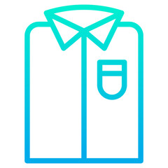 Outline Gradient Shirt icon