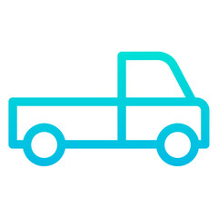 Outline Gradient Truck icon