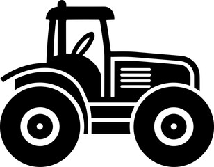 Tractor Icon Illustration
