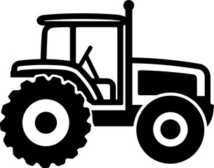 Tractor Icon Illustration