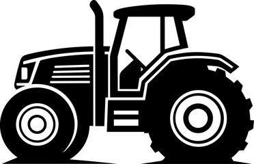 Tractor Icon Illustration