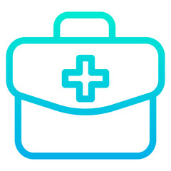 Outline Gradient Aid icon