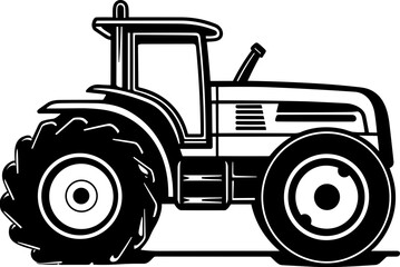 Tractor Icon Illustration