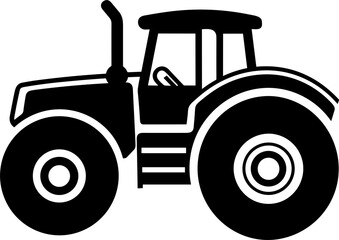 Tractor Icon Illustration