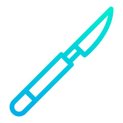 Outline Gradient Scalpel icon