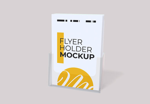 Flyer Holder Mockup