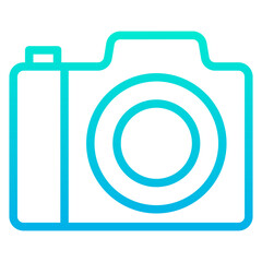 Outline Gradient Camera icon