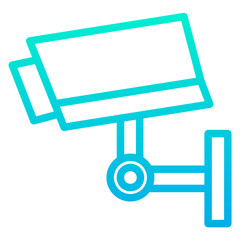 Outline Gradient Valentine Camera icon