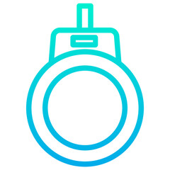 Outline Gradient Handcuffs icon