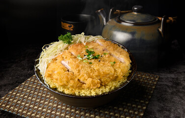 Tonkatsu donburi