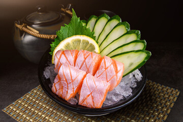 salmon belly sashimi © NPD stock