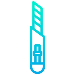 Outline Gradient Cutter icon