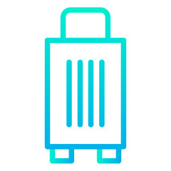 Outline Gradient Luggage icon