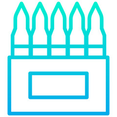 Outline Gradient bullets icon