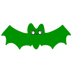 Halloween Bat Cartoon illustration For Halloween Festival Decoration
