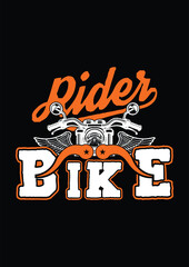 This is ride bike, biker t shirt design.
