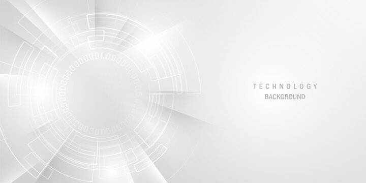 white abstract technology background modern design vector illustration