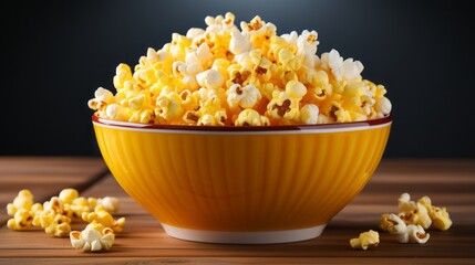 Yellow pop corn uncooked