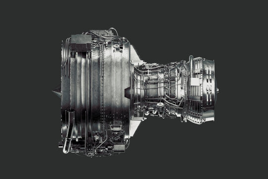 CFM56 Turbofan Engine Close Up - Detailed 3D Rendering