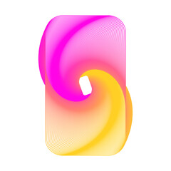 3D Shape Gradient Spiral
